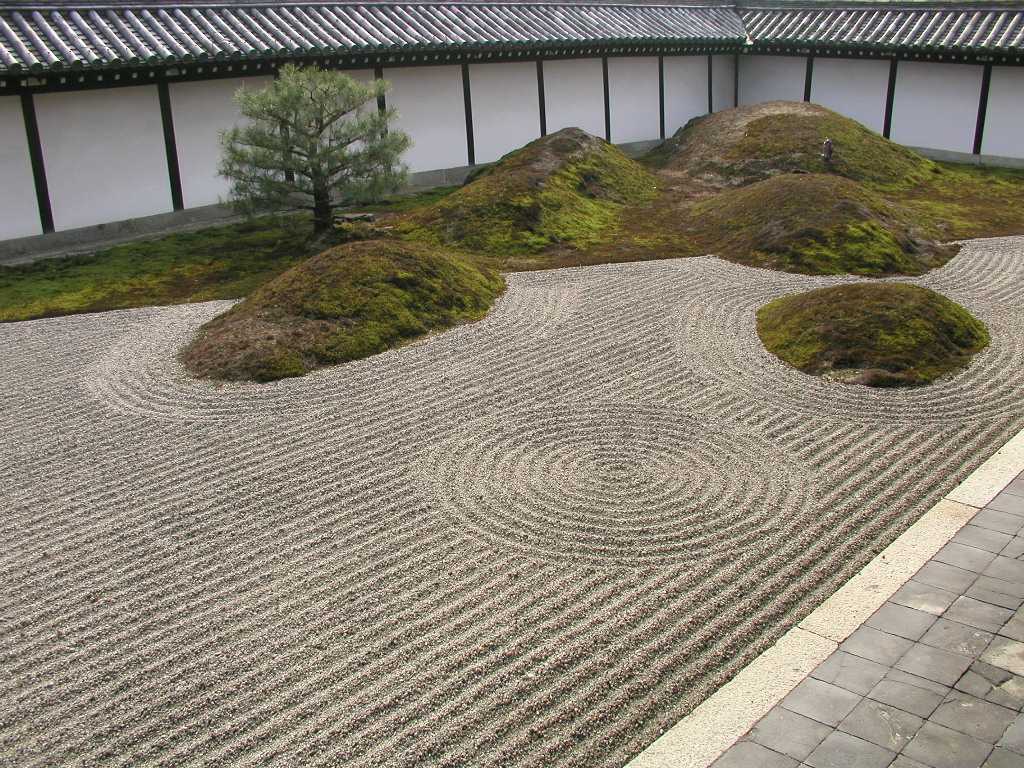 Decorando un jardín Zen